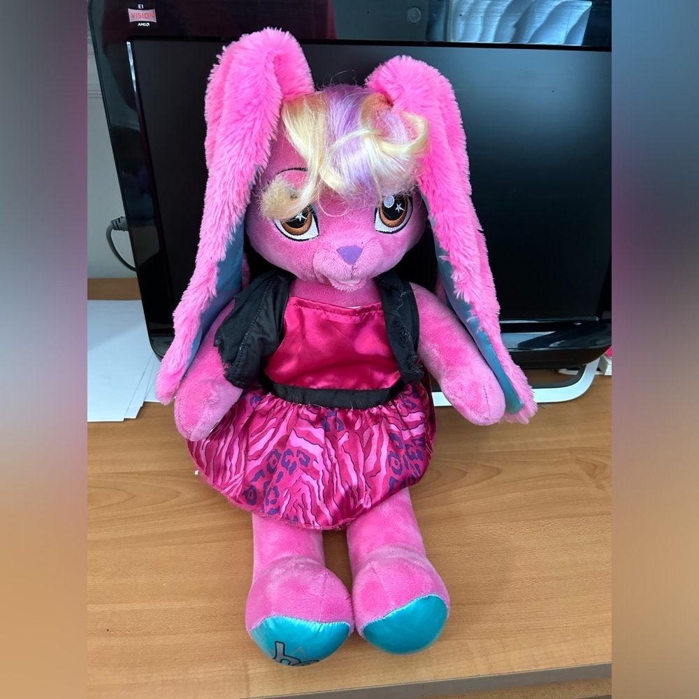 Build A Bear Workshop Honey Girls RISA Rockstar 20" Character Plush BABW HG
